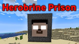 Minecraft can you ESCAPE this  Herobrine PRISON?