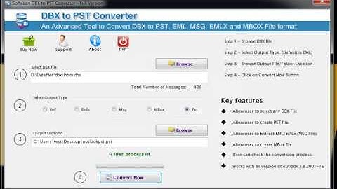 Softaken DBX to PST Converter