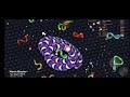 Slither. io 100.000+ массы. 1 место.