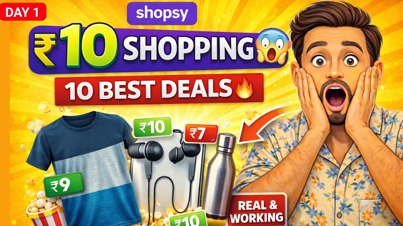Shopsy Loot 🔥 10 Best Cheapest Deals | Shopsy Loot Offer | Cheapest Shopping App 2026 | Shopsy Day 1