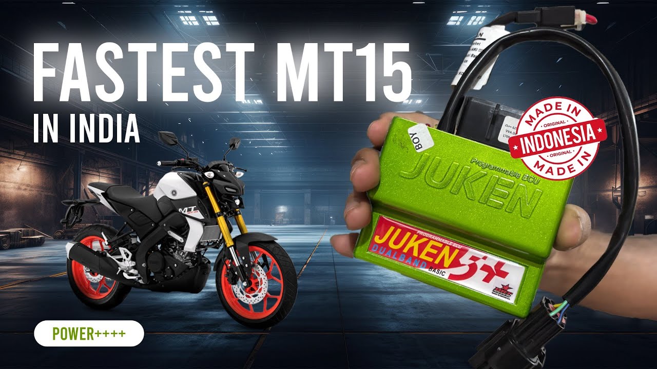 Fastest Yamaha MT-15 in India | Juken 5+ ECU & S3 Camshaft Upgrade | Indonesia Imported