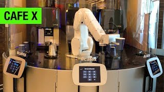 This Robotic Barista Made My Coffee | Cafe X Robot Coffee Bar
