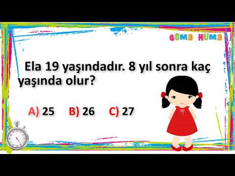 2. Sınıf - Matematik : Test Çöz ! / Toplama İşlemi ( 5 Soru 5 Cevap )