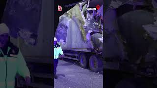 Kuzey Marmara Otoyolunda Feci Kaza Yolcu Otobüsü Tira Çarptı 10 Yaralı