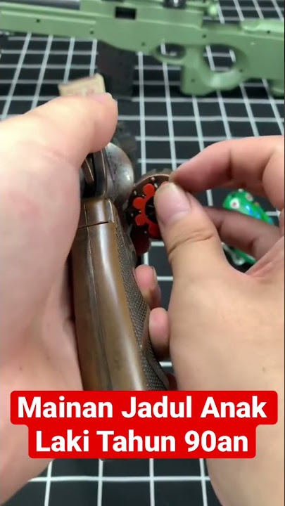 Pistol mainan jadul anak-anak tahun 90an #mainananak #unboxingmainan #mainanjadul #pistolmainan