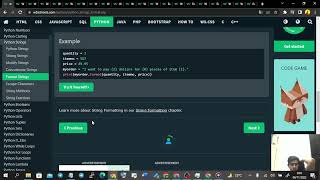 Learning Python with w3schools | Part 3