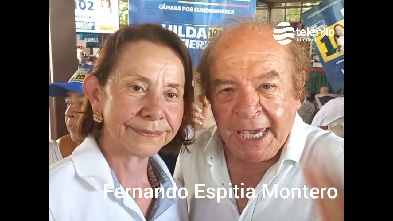 Hilda Gutierrez  candidata cámara  CD Cundinamarca 101. Fernando Espitia Montero Concejal  Nilo.
