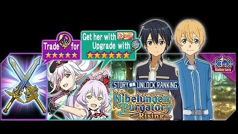 Sword Art Online Memory Defrag - Nibelungen Purgatory Rising Event Full Story