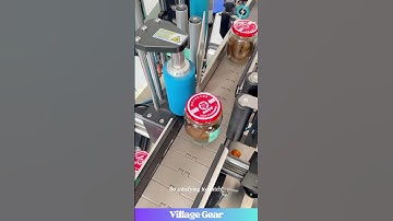 This Labeling Machine is MESMERIZING! #satisfying #oddlysatisfying #automation #factory