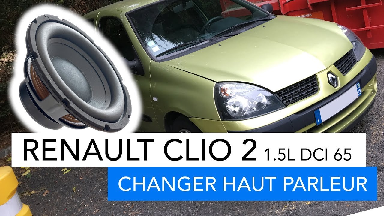 Renault Clio 2 - Comment changer un haut parleur
