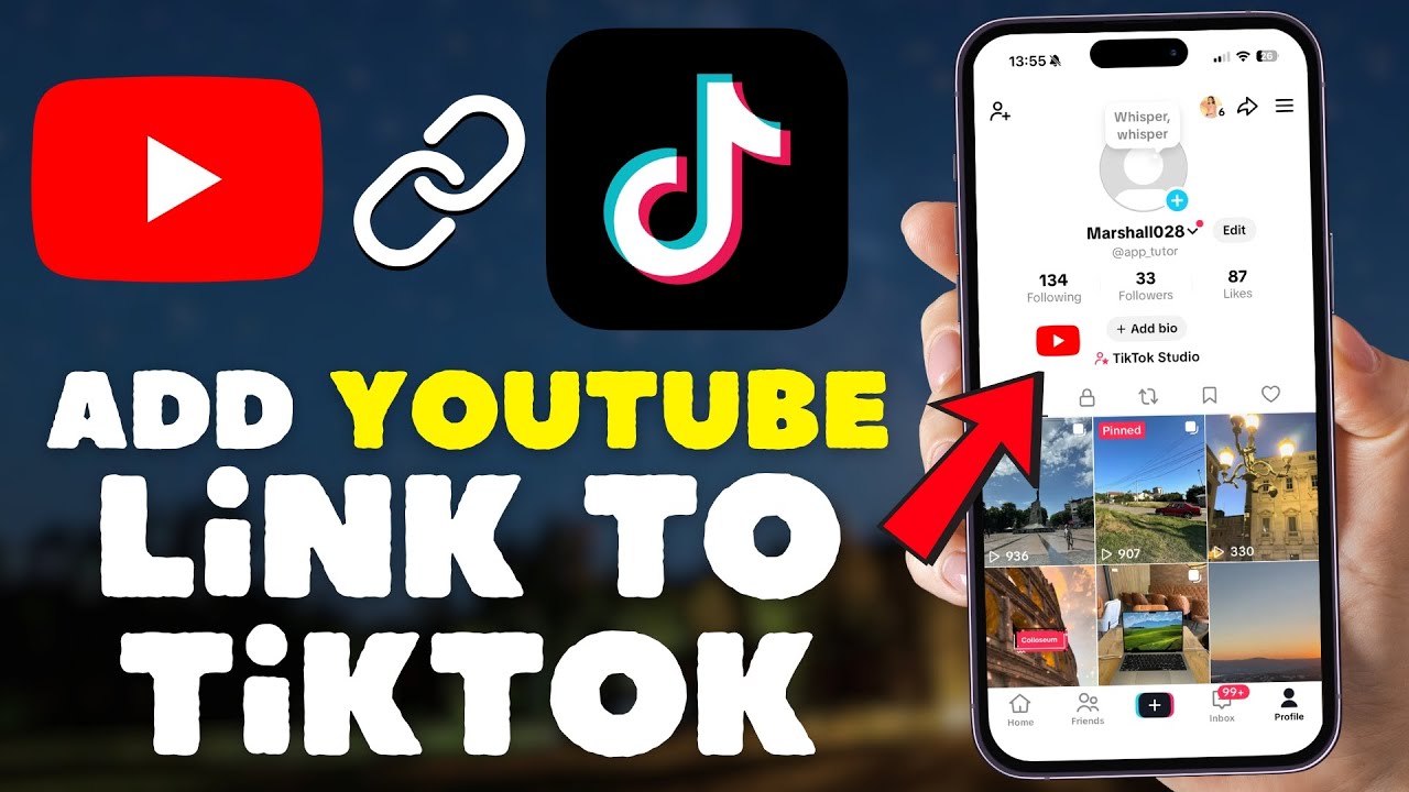 How to Add YouTube Channel Link to TikTok (CLICKABLE!)