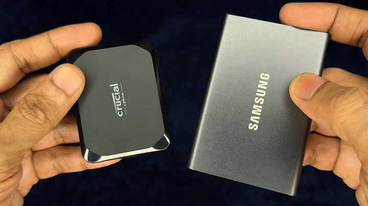Better than Samsung T7 SSD? - Samsung T7 vs Crucial X9