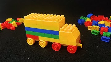 Satisfying ASMR Building Blocks Box Truck | DIY Lego #blocks #legomoc #buildingblocks