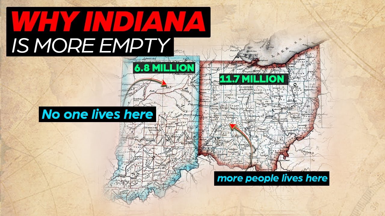 Why is Indiana Vastly Emptier than Ohio YouTube