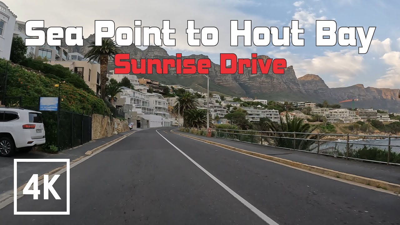 One of the Most Beautiful Coastal Roads in South Africa. Sea Point to Hout Bay