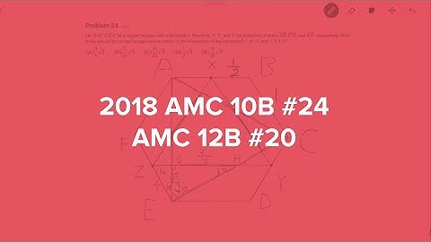 2018 AMC 10B #24 / AMC 12B #20