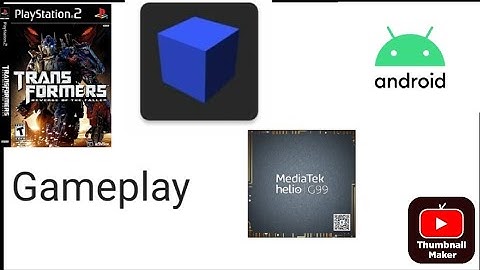 TRANSFORMERS Revenge of the Faller in Android Emulator AetherSX2 Gameplay Test Mediatek helio g99