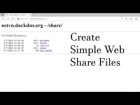How to Share Files over Internet with Simple Web