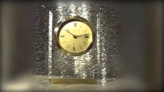 Stuart Austin Glass Mantel Clock