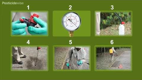 Summary: calibrating your knapsack sprayer for pesticide dose and spray mix/water volume