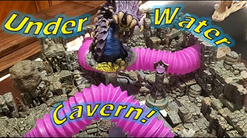 Together We Role | Fun with Dwarven Forge | Under Water Cave and Gigantic Electric Eel!