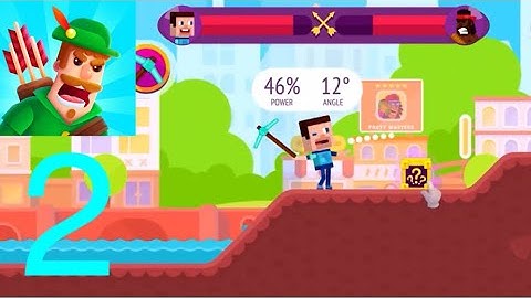 Bowmasters - Gameplay Walkthrough Part 2 - Tier 1 (iOS, Android)