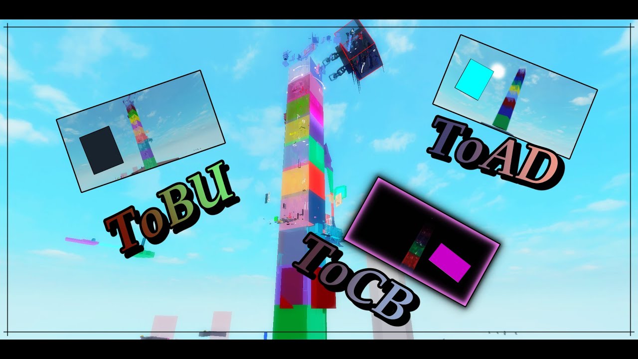 So I Combined all 3 of my JToH Towers into one GIANT MESS... - YouTube