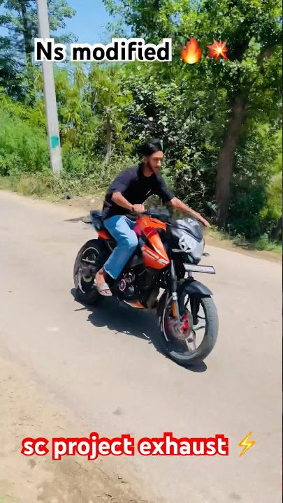 Ns modified 🔥 sc project exhaust 🔥 sound 😳 #viralvideo #explore #foryou