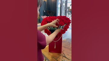 Cách cắm giỏ trái tim #flowers #florist #shophoatucuong #soctrang #huongdan #camhoa