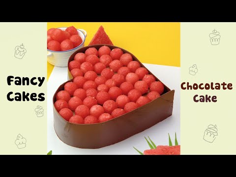 Chocolate Heart Cake Decorating by Watermelon