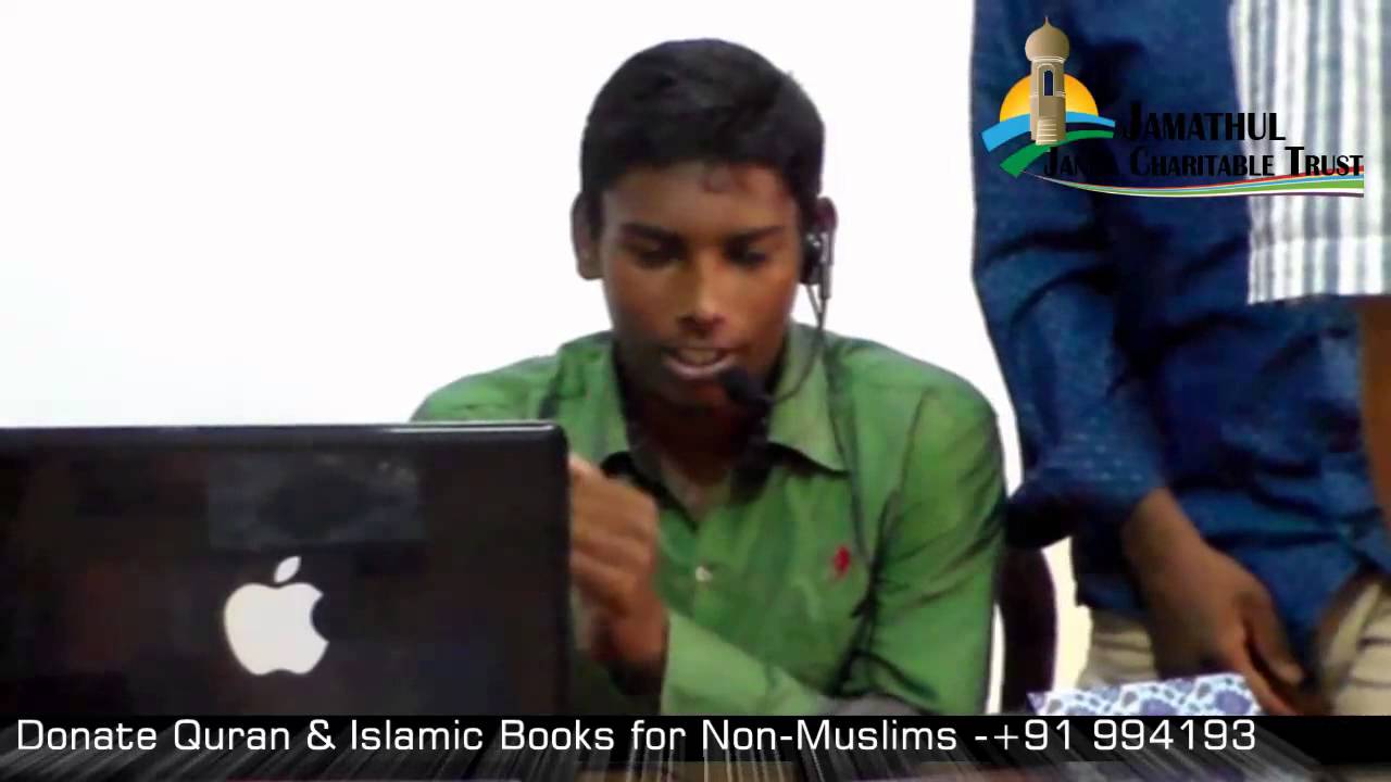 Convert to Islam (Tamil) Aadam BSC @ Siva Way to Paradise Class
