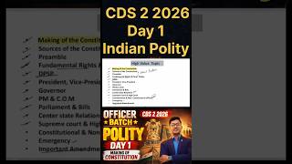 CDS 2026  Day 1 Class 🔥 #cds #viralvideo #viral#viralshorts #motivation #defenceexam #airforce