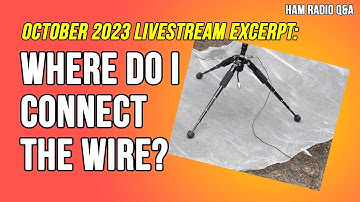 Ask Michael, KB9VBR: Portable masts, Nets, and Ground screen antenna connections