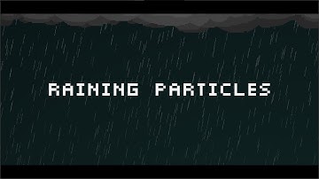 Raining particles with rain droplets | Godot 4