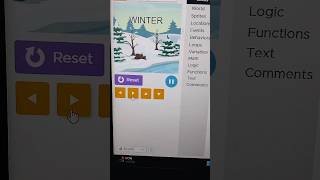 #shorts Coding for beginners/ Sprite lab project ideas /Change of Seasons#sprite #coding