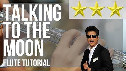 How to play Talking To The Moon by Bruno Mars on Flute (Tutorial)