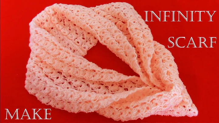 Bufanda infinita en punto peruano a Crochet- Knitt...