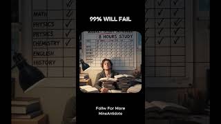 99% Will Fail! Study Motivation #shortsfeed #shortsfeedmotivationshorts