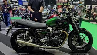 2024 Triumph SPEED TWIN 900 GREEN STEALTH EDITION