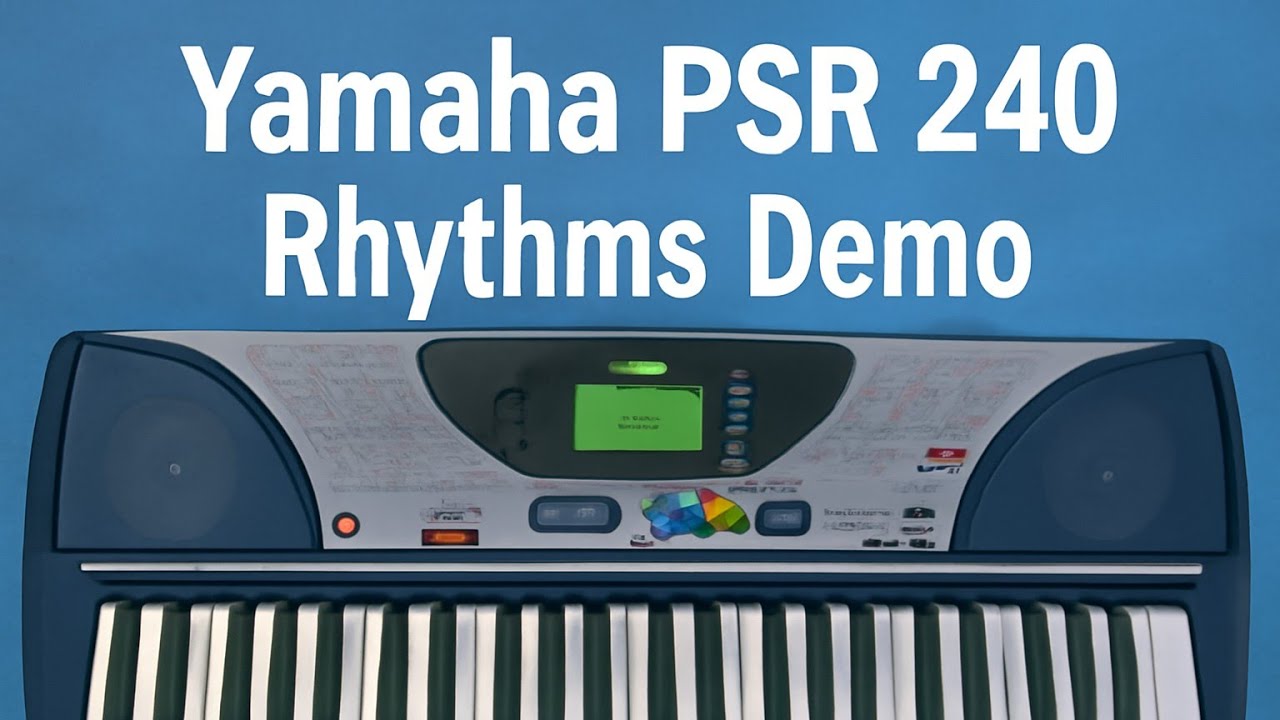 All Yamaha PSR-240 Rhythms || Full Demo of Classic Styles - YouTube