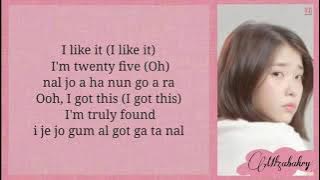 IU(아이유) _ Palette(팔레트) (Feat. G-DRAGON) Easy Lyrics