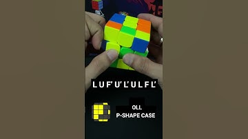 Rubik’s Cube OLL P CASE (8/57) with Fingertricks
