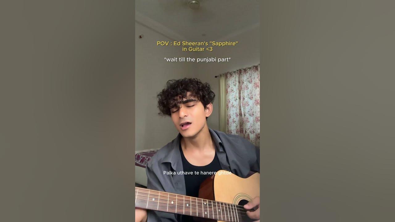 Sapphire Ed Sheeran Cover💘 #sapphire #edsheeran #arijitsingh #music #singer #song