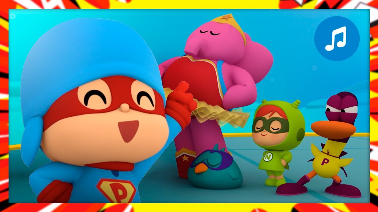 Pocoyo animação divertida personagens turma completa  desenho  infantil assistir online kids animação png