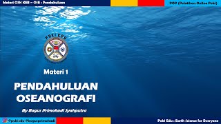 [OS1] Pendahuluan Oseanografi | Materi Ringkas OSN/KSN Kebumian Geografi SMA