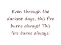CM Punk's old theme song This Fire Burns) Lyrics
