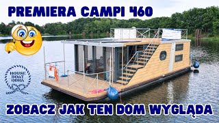 4K Premiera dom na wodzie Campi 460, pływające domy, boat, houseboat, hausboot, houseboatodra