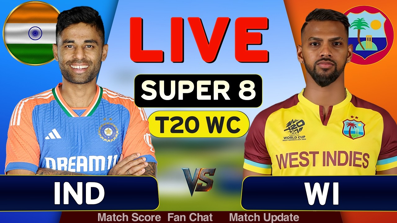 India vs West Indies LIVE Today | Quarter Final | Super Hit Hindi Live