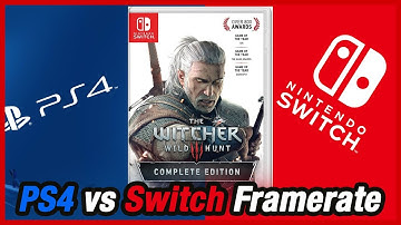 The Witcher 3 - SWITCH VS PS4 - GAMEPLAY COMPARISON