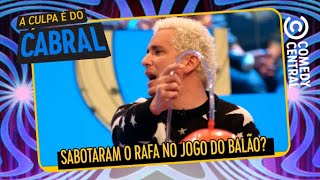 Rafael perdeu a paciência com o Nando Viana no Jogo do Balão | A Culpa É Do Cabral no Comedy Central